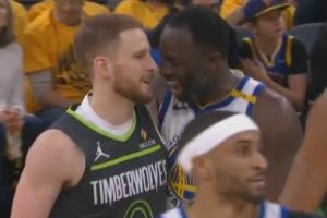 🫣说了啥？追梦造迪文进攻犯规 后者示意其假摔&二人相抱耳语