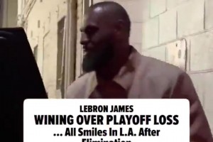 生活归生活！湖人系列赛结束后，詹姆斯与朋友共度了一个红酒晚会